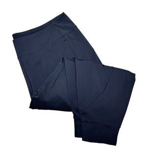 Athleta Rainier Jogger Black Plus Sz 2X Fleece Lined Hiking Pants Warm Athletic